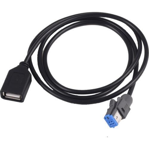 Car USB Cable Adapter 4Pin USB Cable For Nissan Teana Qashqai CD Audio Radio Player