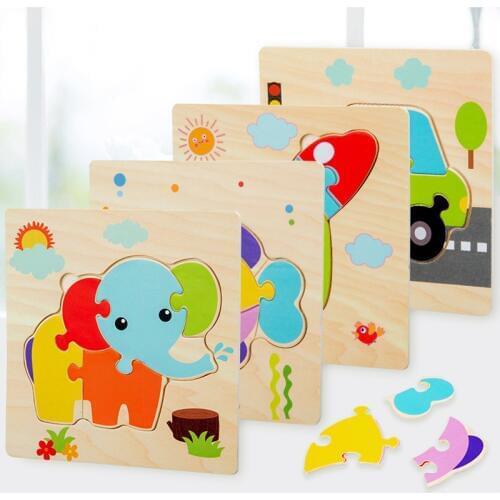 Montessori Toys Educational Wooden Materials Toy for Children Early Learning Kids Intelligence Match Puzzle Teaching Aids