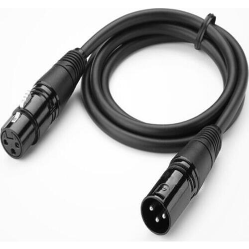 1m XLR Cable Microphone Cannon Plug XLR Cable Guitar Cable Extension Mikrofon Cable for audio Mixer Amplifiers