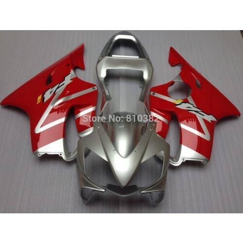 Red silver Fairing kit for CBR600 F4I 01 02 03 Injection mold CBR600F4I 2001 2002 2003 F4I CBR600 Fairings bodywork Hp11