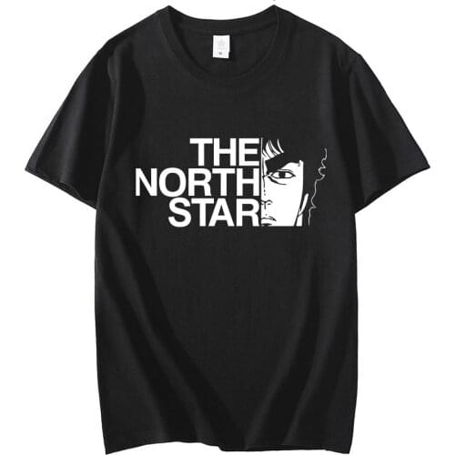 Summer Hot Sale Style Fist of The North Star Hokuto No Ken Anime Unisex T Shirt T-Shirts 100 Cotton Men Tee Shirt Oversize