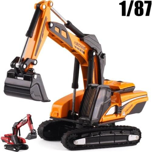1:87 alloy engineering vehicle excavator model alloy excavator dredger model high simulation strong truck boys toy free shipping
