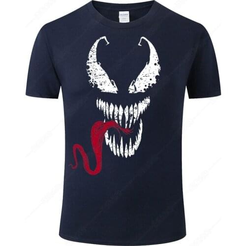 2021 New Venom T shirt Men Cotton Printed T-shirt Summer Fashion Tee Short Sleeve Cool Tshirt Tops Camisetas Hombre Clothes J72
