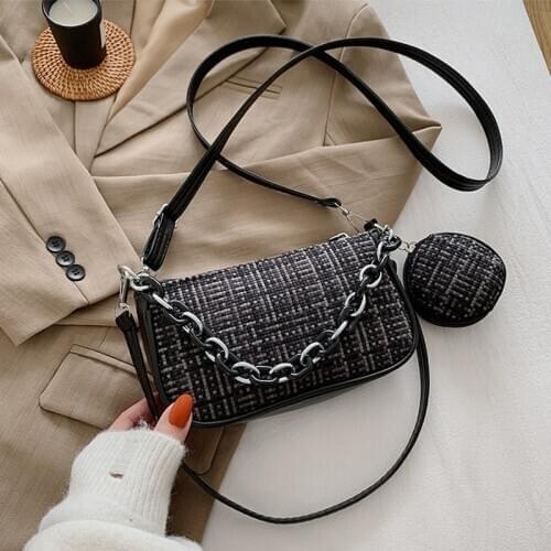2021 New Braided Shoulder Bag Fashion Small Crossbody Bags For Women Luxury Handbags Designer Female Underarm Bag
