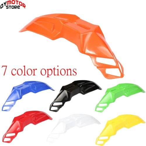 Motorcycle Front Fender Plastic Kit Mudguard For Honda Kawasaki Suzuki Motorcycle Accessories Moto Fender garde Free Shipping
