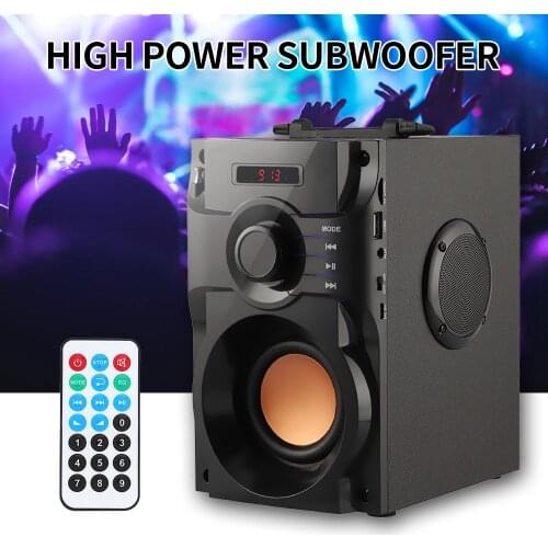 Willkey Bluetooth Speaker Portable Big Power Wireless Stereo Subwoofer Heavy Bass Speakers Sound Box Support FM Radio TF AUX USB