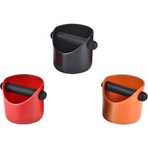 Durable Coffee Knock Box Espresso Dump Bin for Coffee Grounds with Removable Knock Bar Barista Style Shock-Absorbent Container