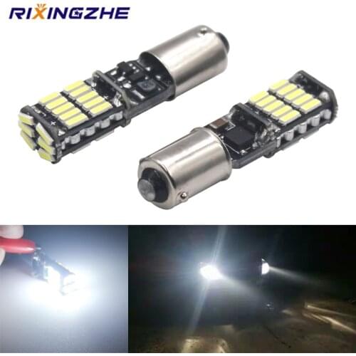 RXZ 2PCS BA9S BAX9S BAY9S T4W H6W 4014 26SMD Instrument Light bulb lamp dome light no error Side Wedge Light Interior 12V 6000K