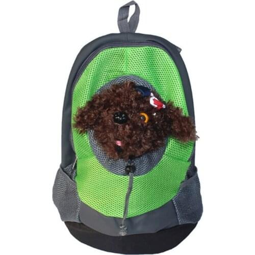 Dog Bags Mesh Cloth Backpack Breathable Pet Carrier for Cats Canvas Carriers Cat Bag Solid Color Pets Dogs Double Shoulders Bags