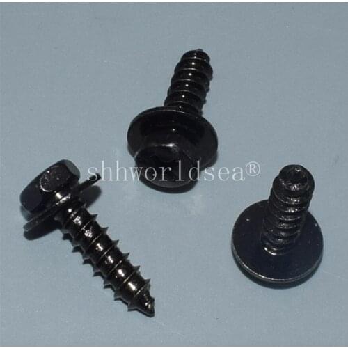 Shhworldsea 100PCS black zinc plated screws For Toyota Auto Metal Clip Car Metal Fastener Automotive Clips And Fastner Screw