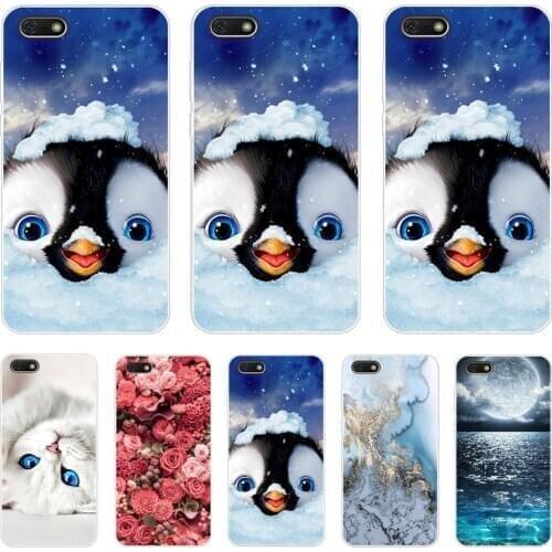 Silicone case For Huawei Honor 7A Case 5.45" inch Soft Phone Case for Huawei Honor 7 A DUA-L22 Russian Back Cover Coque bumper