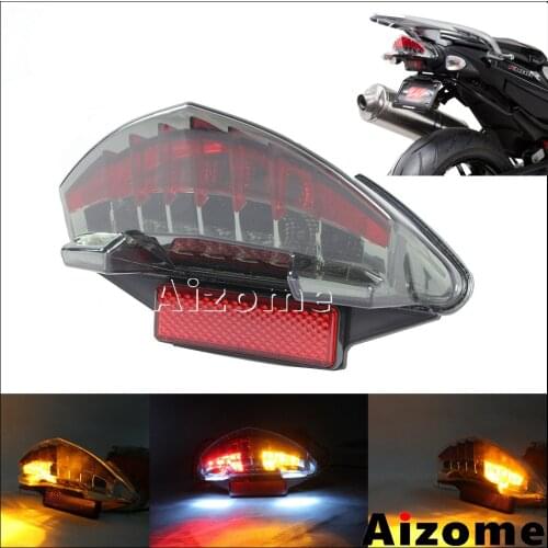 LED Integrated Tail Light w/ Turn Signals For BMW F800S K71 F800ST K71 F800GT K71 09-12 F800R K73 Motorcycle Brake Stop Light