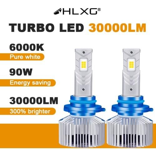 Turbo LED 45W H4 H7 H8 H11 9005 HB3 9006 HB4 diode Canbus Headlights Fog ice Lamp Conversion Kit High Power running lights HLXG