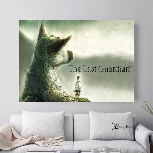 The Last Guardian Game Painted Canvas Painting Posters And Prints For Living Room No Framed Wall Art Picture Home Decor