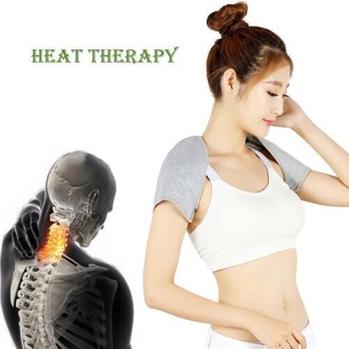 Charcoal Shoulder Self-heating Unisex Heat Therapy Pad Shoulder Protector Support Body Muscle Pain Relief Health Care Heating