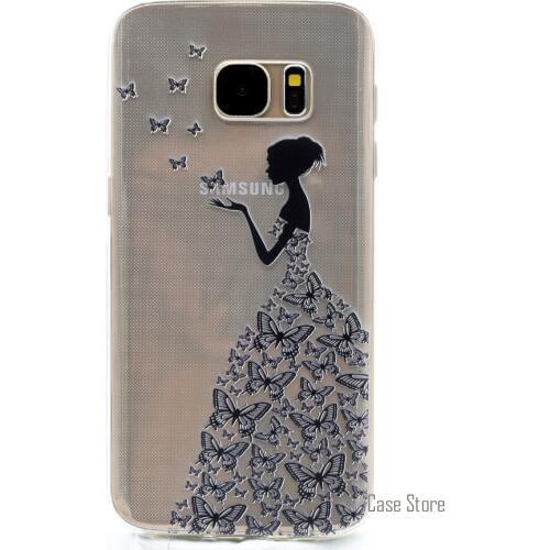 High Quality Cute Cartoon Phone Case For Samsung Galaxy S7 Edge Soft Gel Phonet Casi Pone Csse Cover Casa For Samsung S7 EDGE