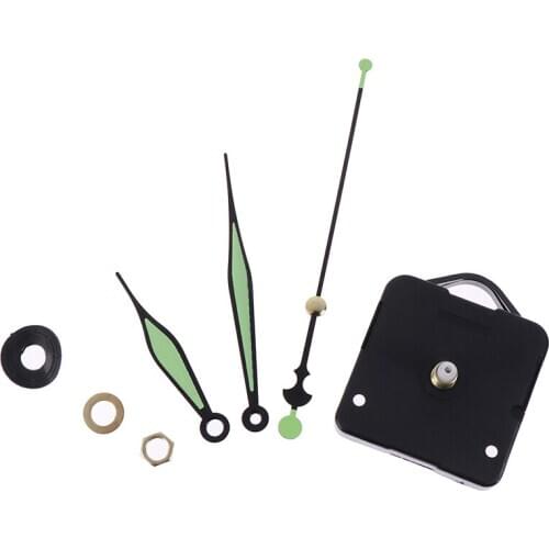 1Set High Quality Green Luminous Quartz Wall Clock Spindle Movement Mechanism Part DIY Repair Kit