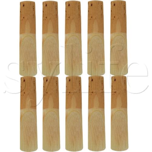 10pcs 10 Bb Tenor Saxophone Reeds 2.5 Reed Box