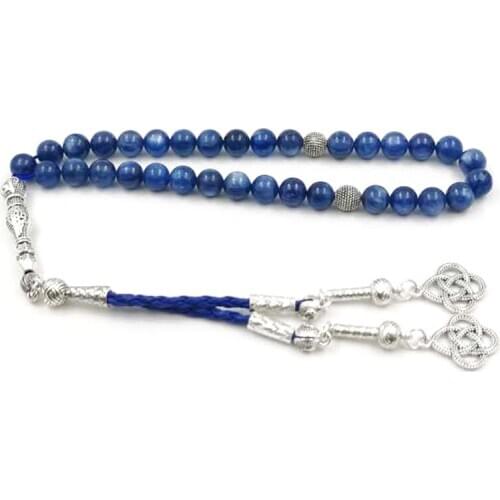 100% Natural Kyanite Tasbih Can be inspection and issue certificates Please contact seller if necessary