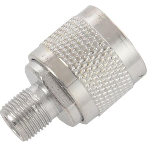 2pcs N Type male plug to F female RF coaxial adapter connector for Wireless antenna,silver