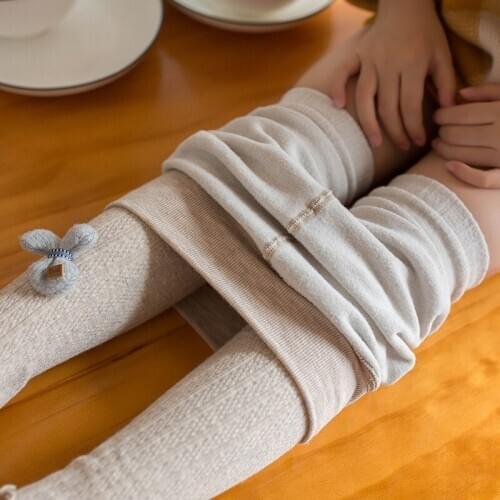 2020 Ins Fashion Baby Pants Autumn Winter Baby Leggings 2-10 Years Children Knit Leggings Autumn Winter Fleece Leggings