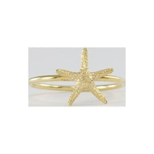 30 PCS/Lot starfish ring, lovely Marine life ring designed for women wholesale