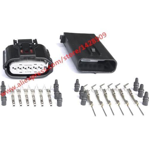 5 Sets 12831 6189-7100 TS 025 Automotive Plug Accelerator Pedal Connector MAF 6 Pin Female Male For Toyota Subaru Mazda