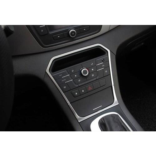 ABS Chrome For MG GS 2015 2016 2017 accessories car styling Car Central Control Frame decoration Cover Trim