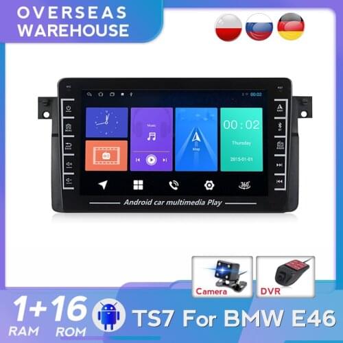 Android Head Unit navi Navigation GPS Car Media Radio Video For BMW 3 Series M3 E46 316i 318i 1998-2006 Auto DVD Stereo Player