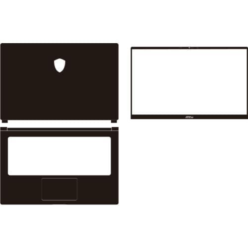 Laptop Carbon Fiber Vinyl Skin Sticker Cover For MSI Modern 15