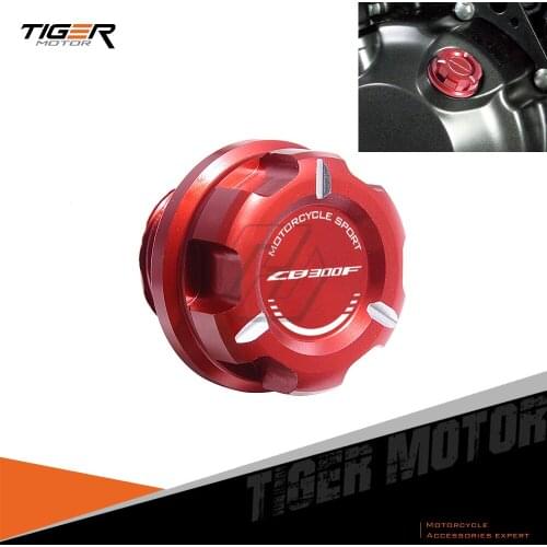 For Honda CB300F 2015-2021 Motorcycle Engine Oil Cap Bolt Screw Filler Cover