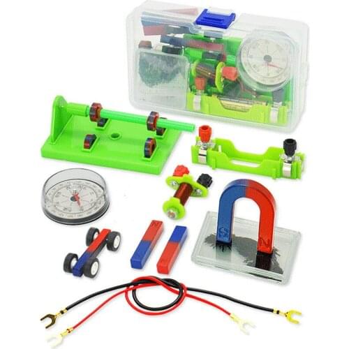 Electromagnet suit experimental box magnetic levitation primary school science bar u-shoe-shaped ring physics experimental