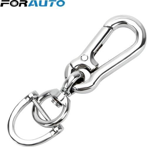 FORAUTO Car Keyring Carabiner Horseshoe Buckle Alloy Gourd Buckle Keychain Key Rings Key Chain Auto Accessories Car-styling
