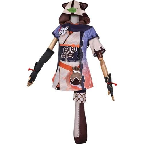 Hot game Genshin Impact Sayu cosplay costume Lolita Kimono Uniform for Halloween Carnival Party Events cosplay performance