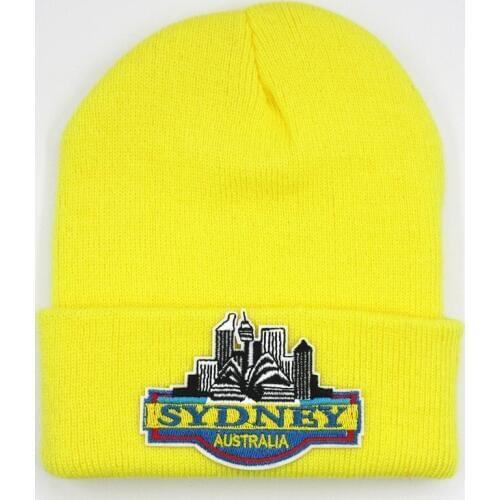 Geometric building embroidery Thicken knitted hat winter warm hat Skullies cap beanie hat for men and women 366