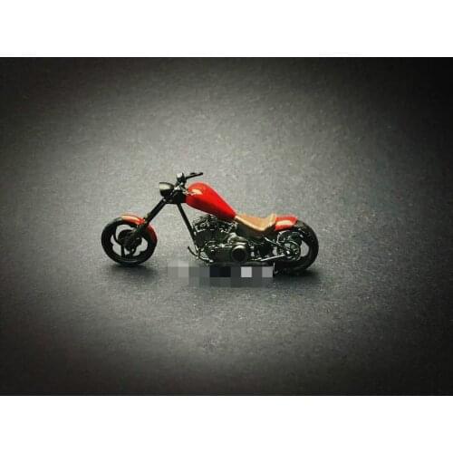 1/64 Scale Resin Die-casting Modified Motorcycle Model Scene Layout Collection Decorative Toys