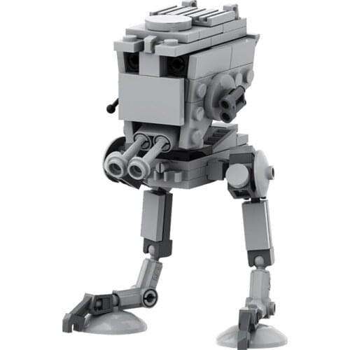 MOC Monsters of The Opposite Sex Terrain Scout Transport Building Blocks for Search Robot Bricks Assemble DIY Toys for Boy Gifts