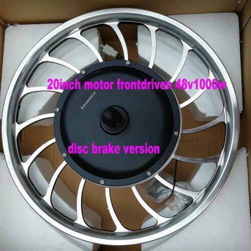 20inch BLDC hub motor gearless with wheel front driven 36V48V60v72v500w1000w electric scooter bike motorcycle MTB DIY PARTS