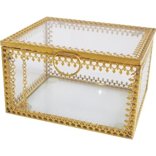 Desktop Jewelry Organizer Holder Eyebrow Tweezers Keepsake Display Box