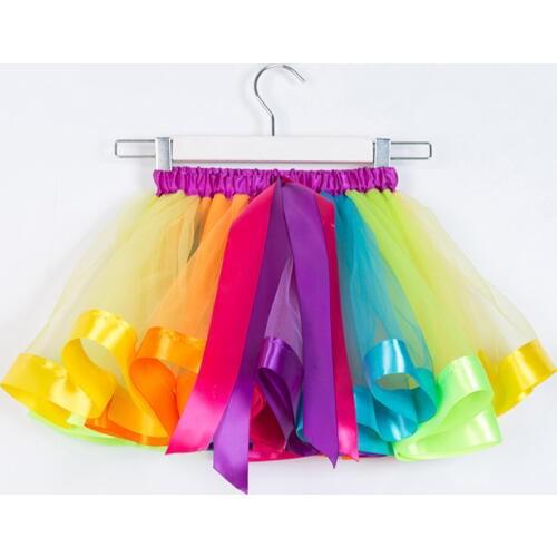 Baby Girls Clothes TUTU Skirt New Summer Party Ribbons Ball Gown Girls Skirt 2-11Years Baby Kids Skirt TUTU Children Clothing