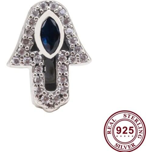 Original 925 Sterling Silver Bead Flashing Arrow Retaining Clip Fit Pandora Women Bracelet & Necklace Diy Jewelry