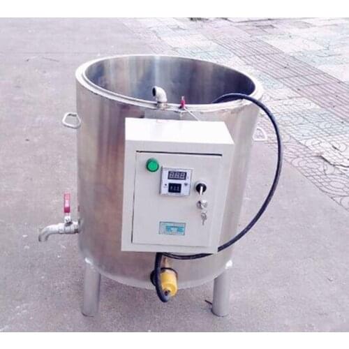 Professional candle paraffin wax melting machine with 100kg capacity
