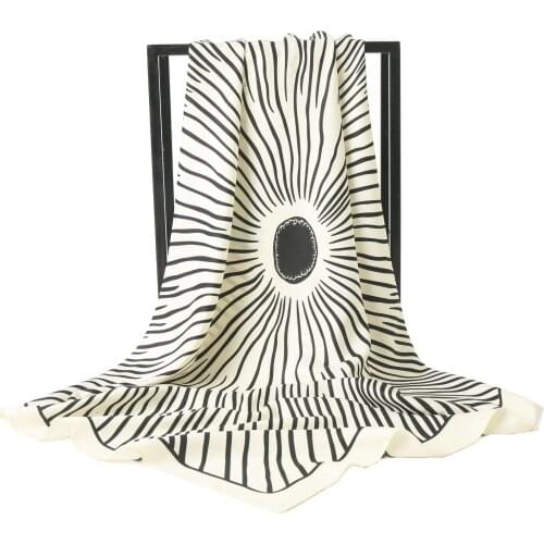 Fashion Scarf Womens Animal Pattern Twill Print Casual Scarf Square Scarf Female Sex Head Scarves Wrap Shawl