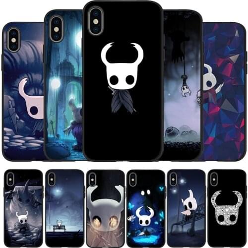 Hollow Knight black Silicone Phone Case For iPhone 12 XR XS Max 5 5S SE 2020 6 6S PLUS 7 8 X 11Pro Max 11 Cover