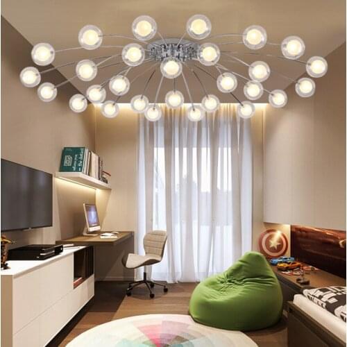 Nordic art restaurant ceiling lamp modern minimalist creative personality bar counter living room warm bedroom lamps