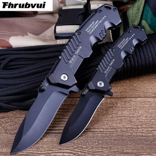 200mm/155mm Folding Pocket Knife Outdoor Survival Tactical Knife Camping Hiking Hunting Knife Multifunctional Knife camping gear