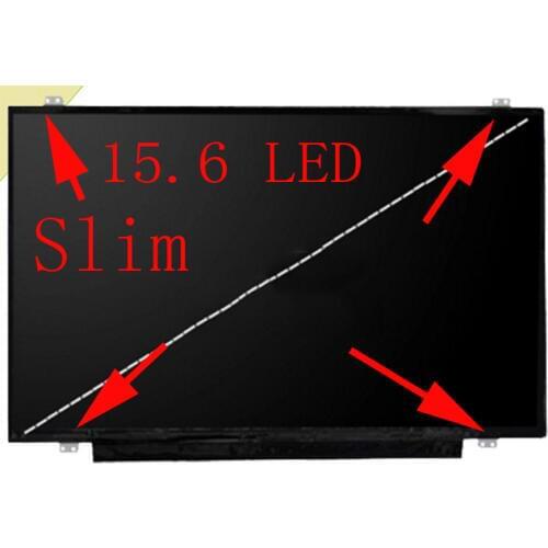 LP156WHU TPB1 (TP)(B1) 30pin eDP Slim LED Display Laptop LCD Screen Matrix MATTE HD 1366*768 UP and DOWN Ears