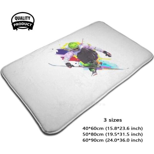Snowboarding Comfortable Door Mat Rug Carpet Foot Pad Snowboarding Snowboard Xtreme Jump Cool Sport Ride Snow Winter Boy Boys