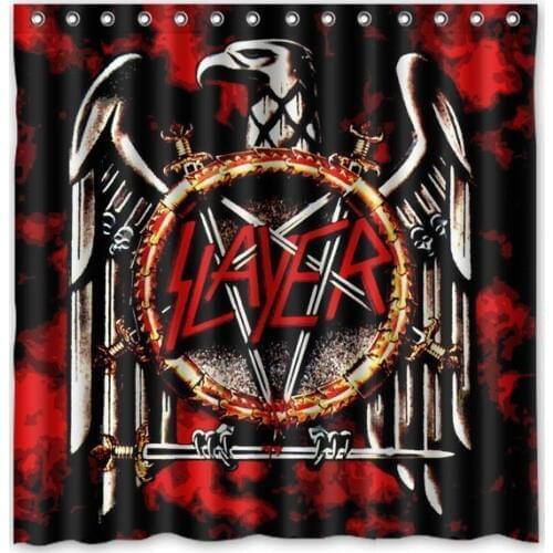 Slayer Waterproof Mildewproof Bath Curtain Polyester Fabric Shower Curtain For Bathroom Decor 180*180cm