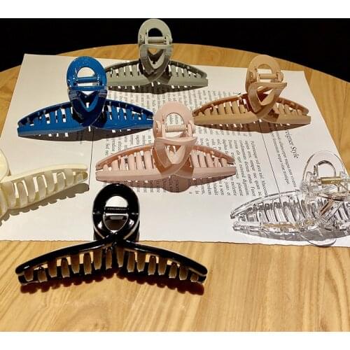 Fashion Plastic Hair Claws Womens Hair Clamps Lady Hair Clips Vintage Hair Crabs Retro Hairpins Girls Headwear Hair Accessories